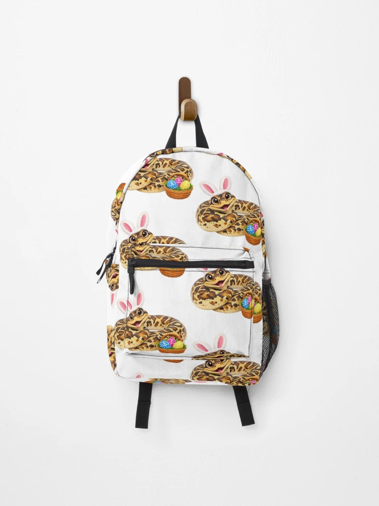 Thumbnail 1 of 3, Backpack, Sweet Short Tailed Python Easter designed and sold by Sillytoe.