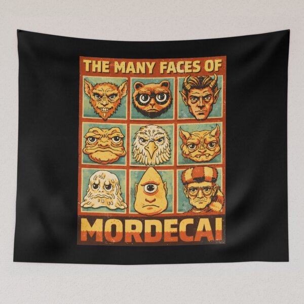 Item preview, The Many Faces of Mordecai designed and sold by 27Maydesign.
