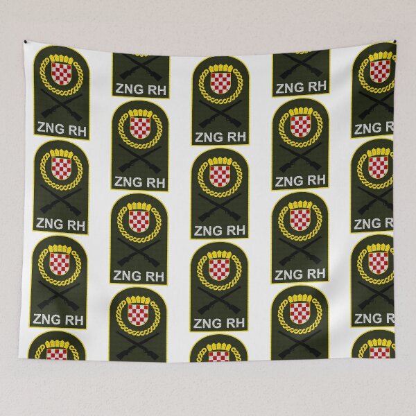Artikelvorschau, Zng Rh Kroatische Armee 1990 Originalabzeichen Version 2 entworfen und verkauft von maximili-shepp.