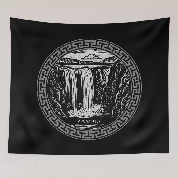 Item preview, Zambia Vintage Woodcut Art designed and sold by Thistle-TShop.