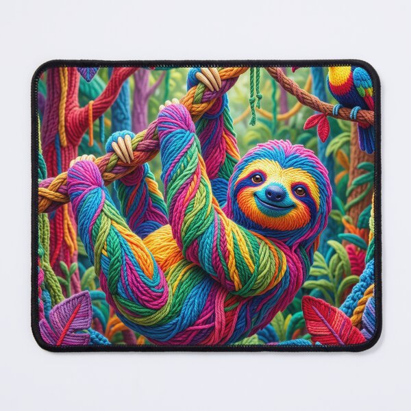 Item preview, Chipper Yarn Sloth Hangs Out designed and sold by Tridentulus.