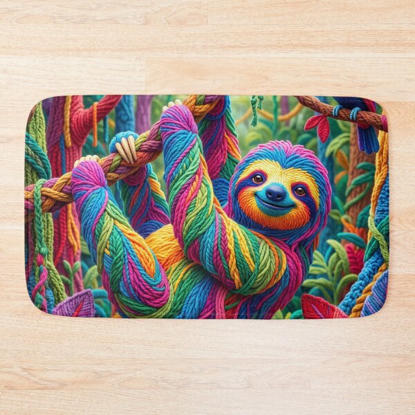Item preview, Chipper Yarn Sloth Hangs Out designed and sold by Tridentulus.