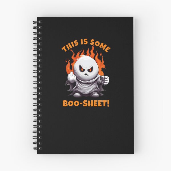Item preview, Angry Ghost Flames Middle Finger Boo-Sheet designed and sold by Dmo3HarkoArt.