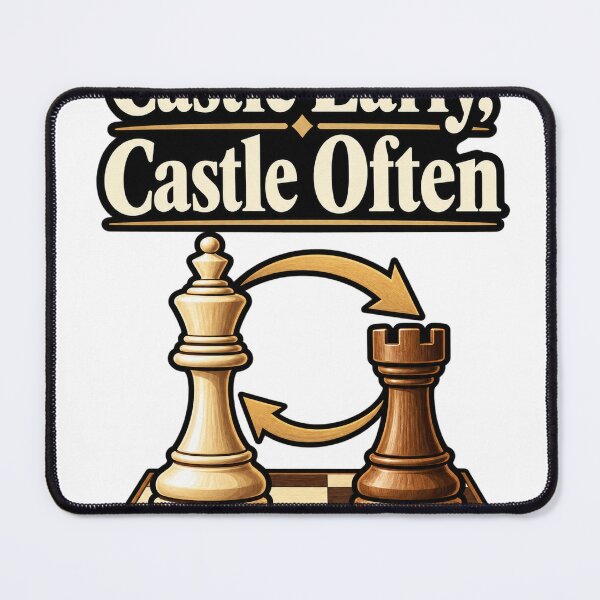 Item preview, Castle Early Castle Often Chess Player Gift designed and sold by ys96.