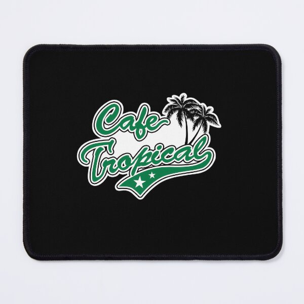 Item preview, Tropical Island Cafe Green Palm Tree Emblem designed and sold by By5596Phat.