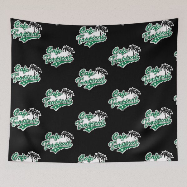 Item preview, Tropical Island Cafe Green Palm Tree Emblem designed and sold by By5596Phat.