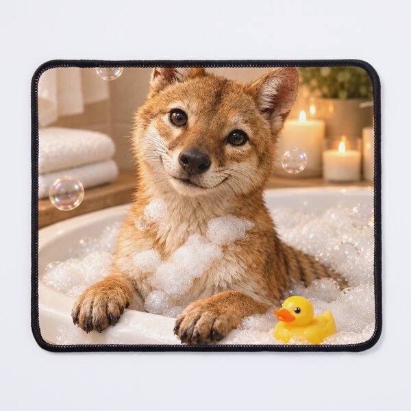 Item preview, Playful Tasmanian Tiger Bubble Bath designed and sold by Sillytoe.
