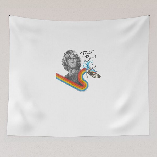 Item preview, Vintage Action Surfer Colorful Striped Art designed and sold by Mauque5.