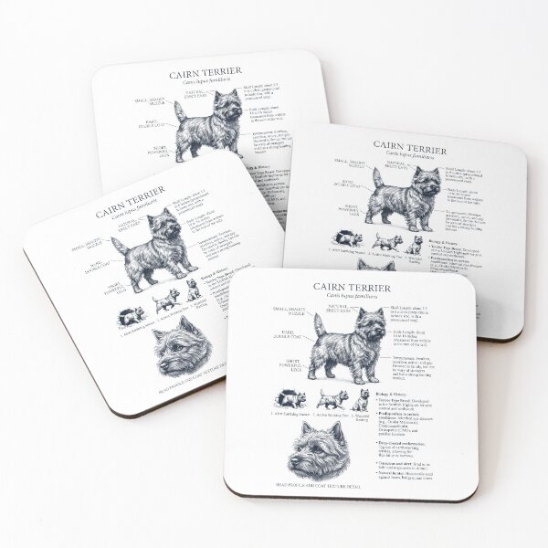 Item preview, Cairn Terrier Scientific Anatomy Biology Dog Lover designed and sold by dian-rody-crest.