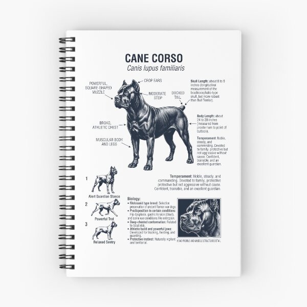 Item preview, Cane Corso Scientific Anatomy Biology Dog Lover designed and sold by dian-rody-crest.