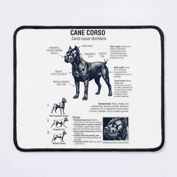 Item preview, Cane Corso Scientific Anatomy Biology Dog Lover designed and sold by dian-rody-crest.