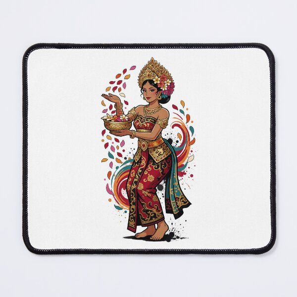 Item preview, Petal Scatter Dancer Golden Bowl Rainbow Swirl Art designed and sold by cannsuh.