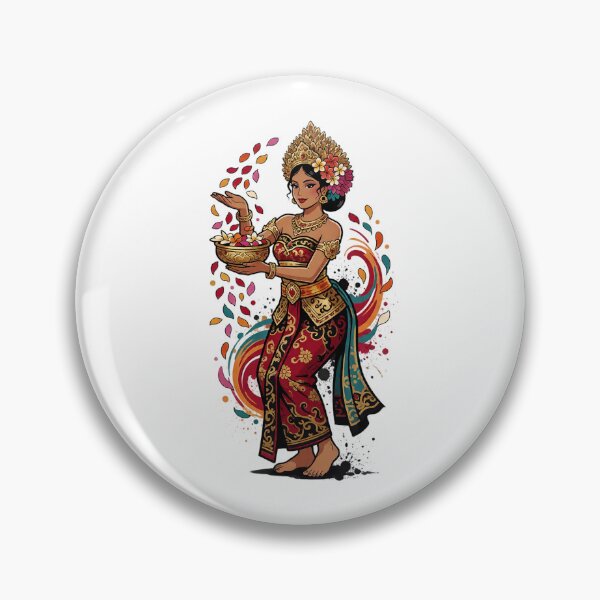 Item preview, Petal Scatter Dancer Golden Bowl Rainbow Swirl Art designed and sold by cannsuh.