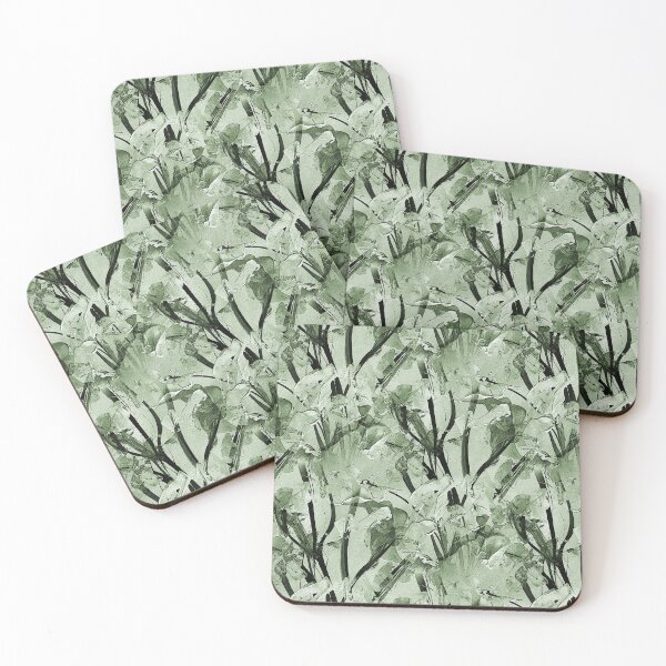 Item preview, Impressionistic Spring Flower Garden in Green designed and sold by Artistestella.