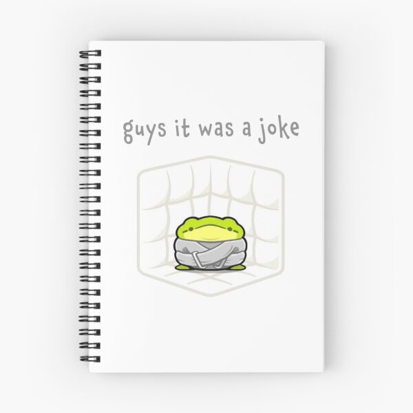 Item preview, Guys It Was A Joke - Funny Sad Frog in Straitjacket Meme designed and sold by JossDesign15.