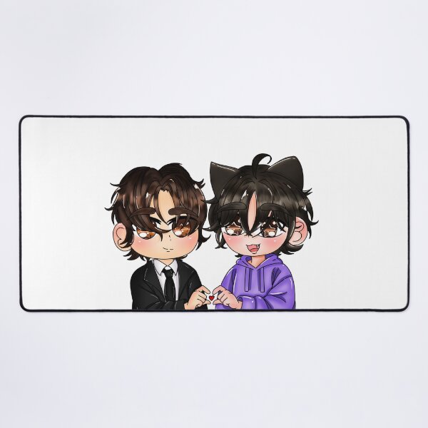 Item preview, Cute Chibi Boys Making Heart Hand designed and sold by Wolfy’s Chibi Corner.