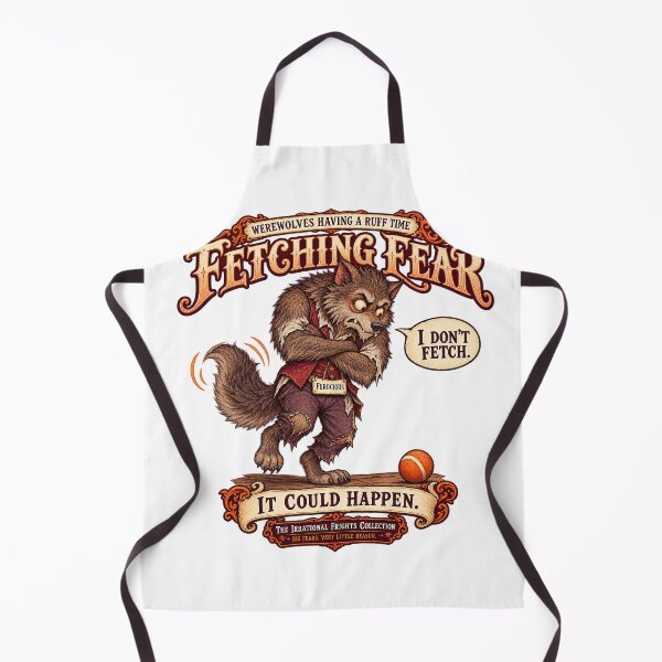 Item preview, THE IRRATIONAL FRIGHTS COLLECTION - WEREWOLVES HAVING A RUFF TIME - FETCHING FEAR designed and sold by WheelieGdArt.