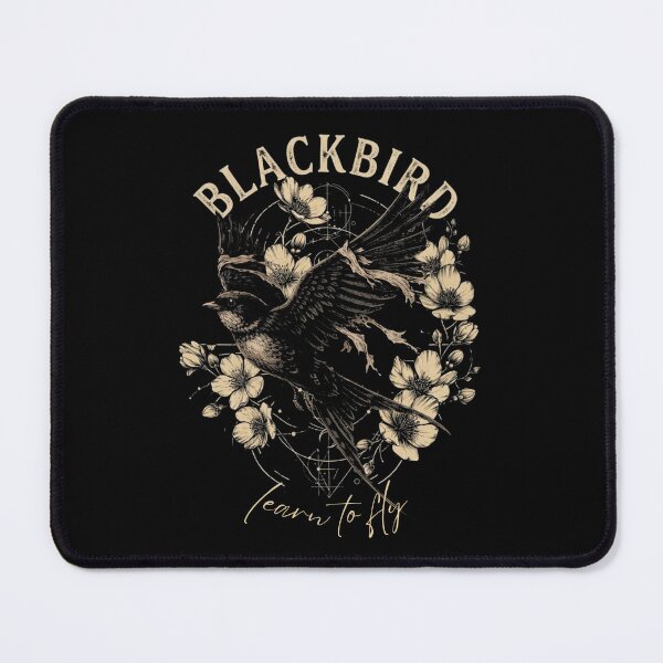 Item preview, Blackbird – Vintage Classic Rock designed and sold by Nacho Average Designs.