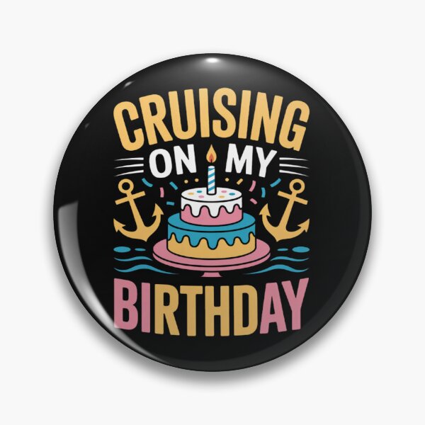Item preview, Cruising On My Birthday Funny Cruise Trip Vacation Women designed and sold by maghribi-ZAD.