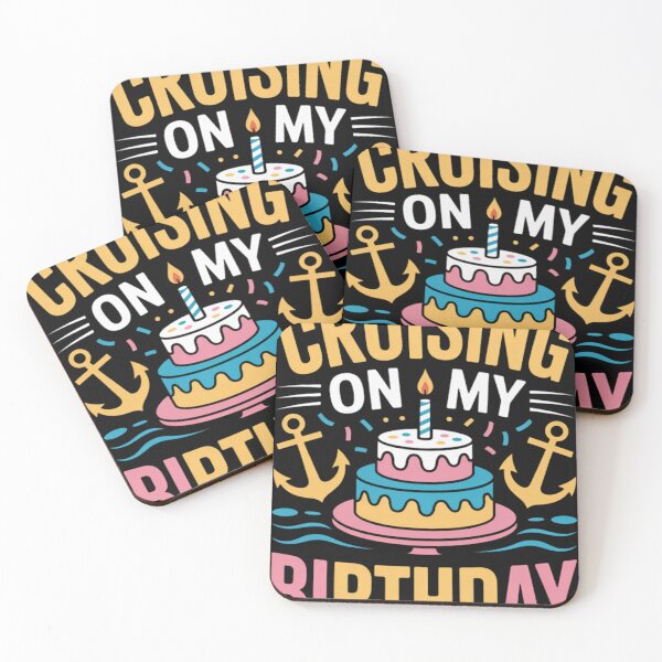 Item preview, Cruising On My Birthday Funny Cruise Trip Vacation Women designed and sold by maghribi-ZAD.
