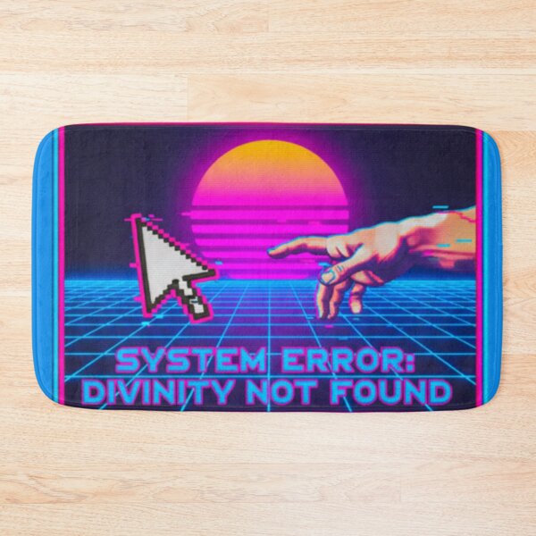 Item preview, Vaporwave System Error Divinity Not Found - Glitch Renaissance Hands  designed and sold by A E S T H E T A T A G.