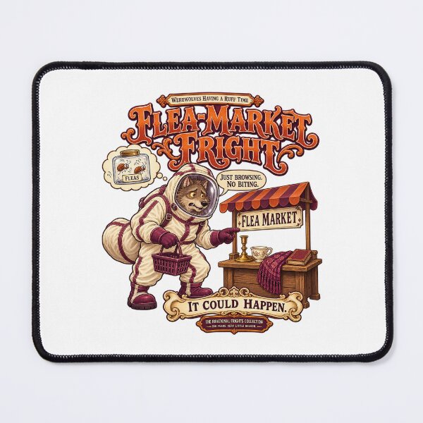 Item preview, THE IRRATIONAL FRIGHTS COLLECTION - WEREWOLVES HAVING A RUFF TIME - FLEA-MARKET FRIGHT designed and sold by WheelieGdArt.