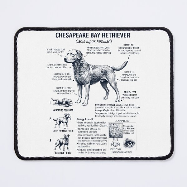 Artikelvorschau, Chesapeake Bay Retriever – Wissenschaftliche Anatomie, Biologie, Hundeliebhaber entworfen und verkauft von dian-rody-crest.