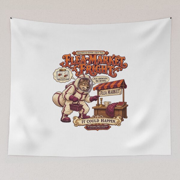 Item preview, THE IRRATIONAL FRIGHTS COLLECTION - WEREWOLVES HAVING A RUFF TIME - FLEA-MARKET FRIGHT designed and sold by WheelieGdArt.