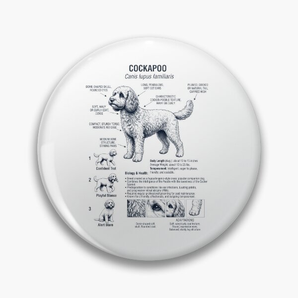 Item preview, Amante de los perros Cockapoo, la biología y la anatomía científica designed and sold by dian-rody-crest.
