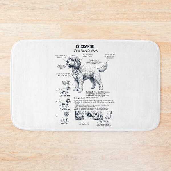 Item preview, Cockapoo Scientific Anatomy Biology Dog Lover designed and sold by dian-rody-crest.