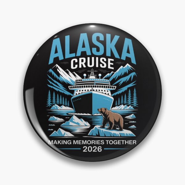 Artikelvorschau, Gemeinsame Kreuzfahrt durch Alaska 2026 – Familienurlaubsabenteuer entworfen und verkauft von QuietPlushie.