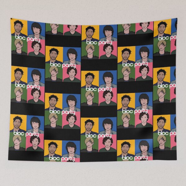 Item preview, Minimalist Four Panel Colorful Pop Art Portrait designed and sold by BimindqRut.