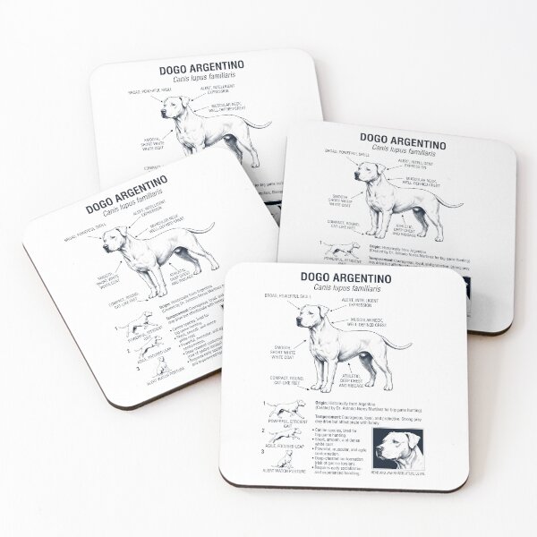 Item preview, Dogo Argentino Anatomía Científica Biología Amante de los Perros designed and sold by dian-rody-crest.