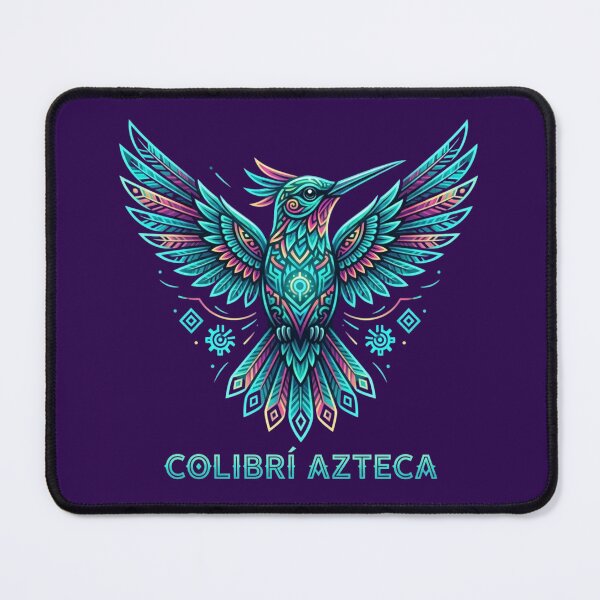 Item preview, Colibrí Azteca - Místico y Vibrante | Arte Mexicano Tribal designed and sold by obalartsMerch.