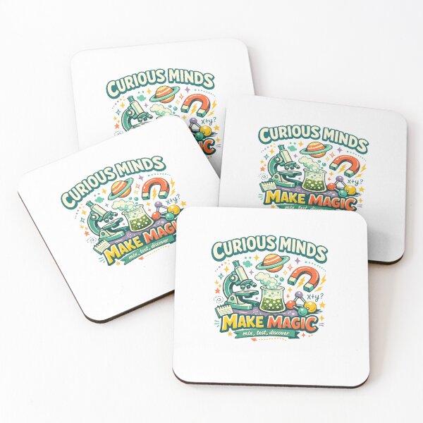 Item preview, Curious Minds Make Magic Science STEM Teacher Chemistry Classroom Design designed and sold by inkoutninja.
