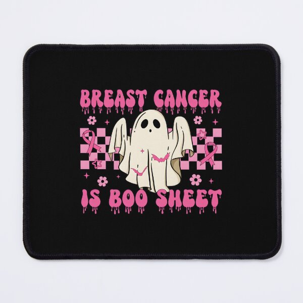 Item preview, Breast Cancer Is Boo Sheet Ghost Pink Ribbon Retro Art designed and sold by Dmo3HarkoArt.