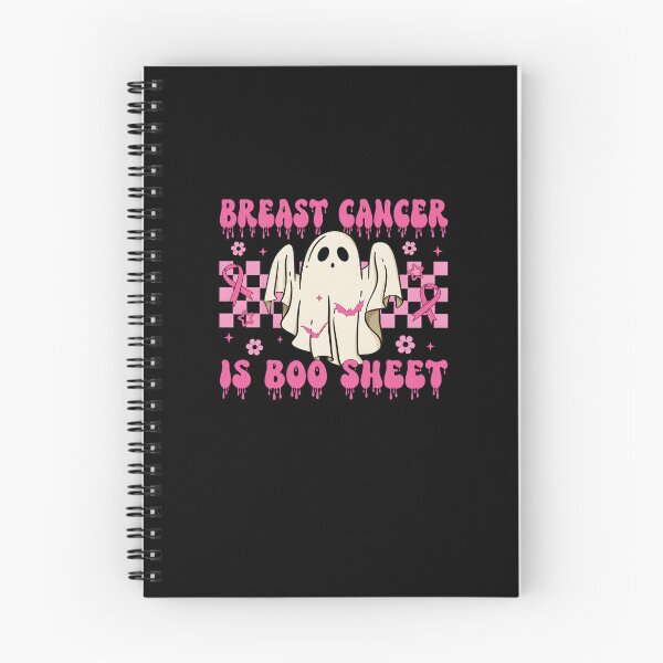Item preview, Breast Cancer Is Boo Sheet Ghost Pink Ribbon Retro Art designed and sold by Dmo3HarkoArt.