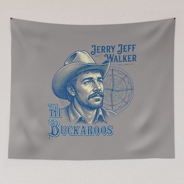 Item preview, Hi Buckaroos Jerry Jeff Walker Tribute T-Shirt-42 designed and sold by RobinHager.
