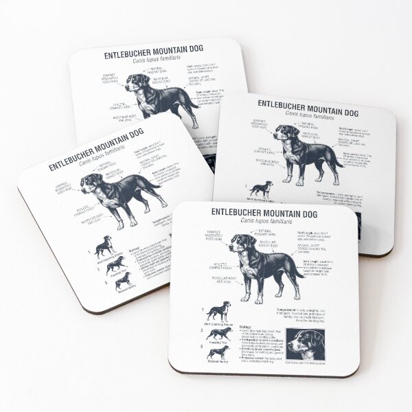 Item preview, Entlebucher Mountain Dog Scientific Anatomy Biology Dog Lover designed and sold by dian-rody-crest.