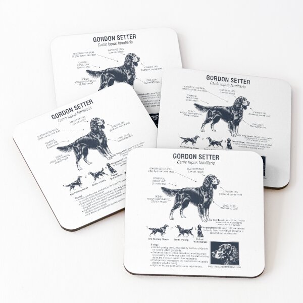 Item preview, Gordon Setter, Anatomía Científica, Biología, Amante de los Perros designed and sold by dian-rody-crest.