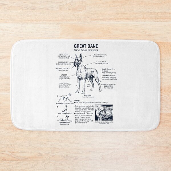 Item preview, Great Dane Scientific Anatomy Biology Dog Lover designed and sold by dian-rody-crest.