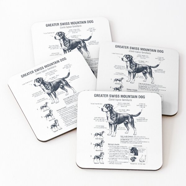 Item preview, Greater Swiss Mountain Dog Scientific Anatomy Biology Dog Lover designed and sold by dian-rody-crest.