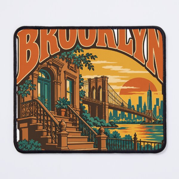 Item preview, Brooklyn Gift - Borough Pride designed and sold by RedRubyBubble.