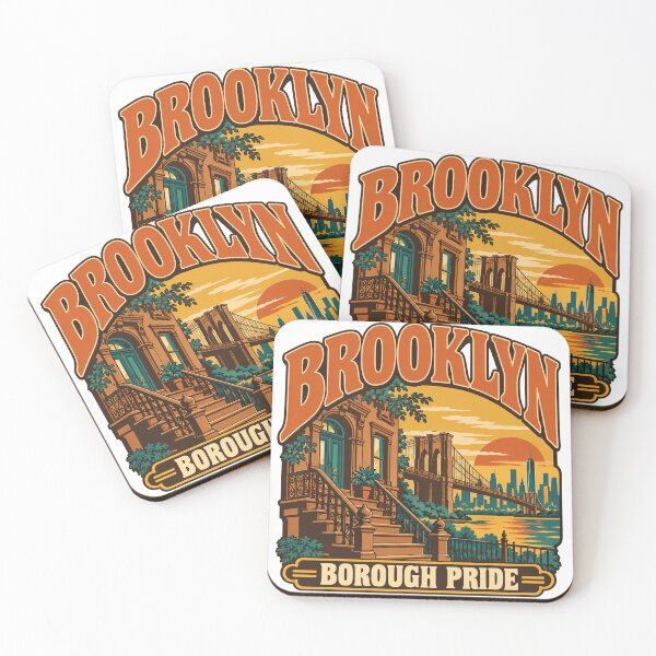 Item preview, Brooklyn Gift - Borough Pride designed and sold by RedRubyBubble.