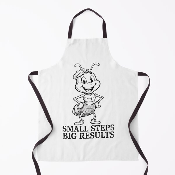 Item preview, Small Steps Big Results Funny Ant designed and sold by ThePrintArt.