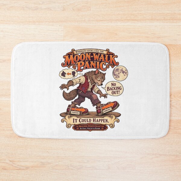 Item preview, THE IRRATIONAL FRIGHTS COLLECTION - WEREWOLVES HAVING A RUFF TIME - MOON-WALK PANIC designed and sold by WheelieGdArt.