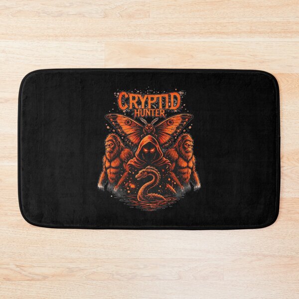 Item preview, Cryptid Hunter Bigfoot Mothman Loch Ness Monster Retro designed and sold by Neon Bones Studio.