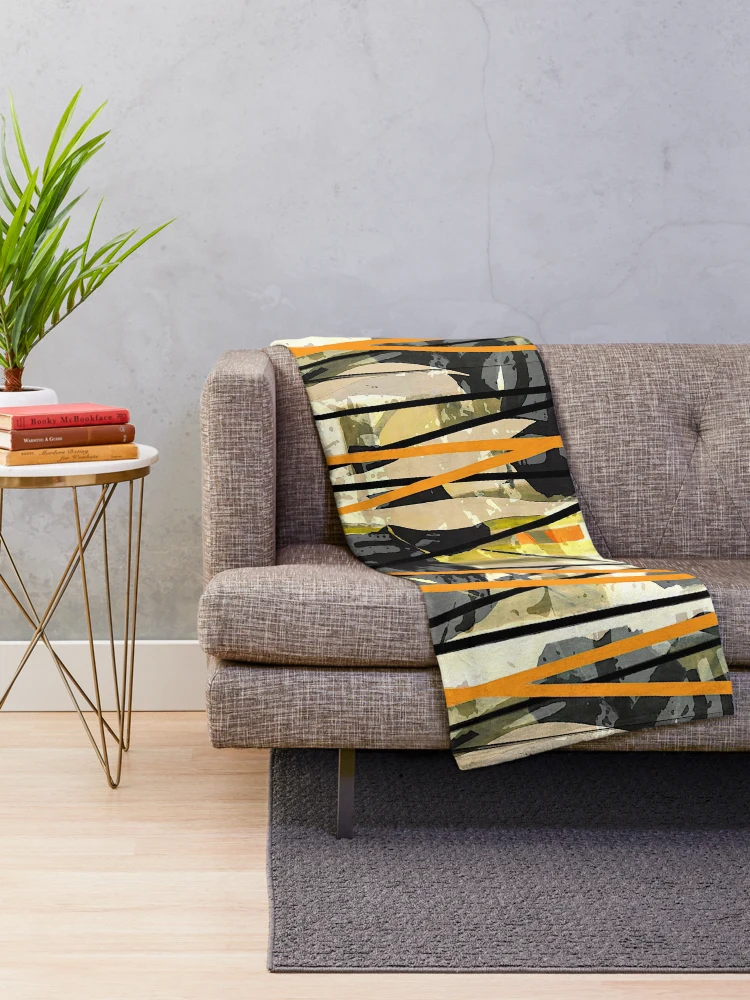 Thumbnail 2 of 6, Throw Blanket, Abstract Patterns designed and sold by ViaARTfactory.