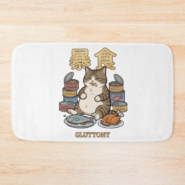 Item preview, Gluttony Cat KIMKIM - Seven Deadly Sins designed and sold by PetalsPaws.