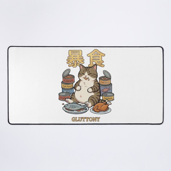 Item preview, Gluttony Cat KIMKIM - Seven Deadly Sins designed and sold by PetalsPaws.